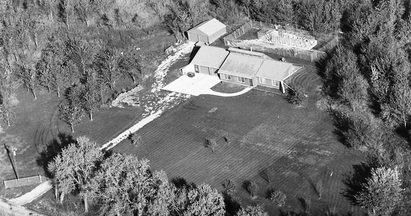 Vintage Aerial photo from 1984 in Jackson County, MO