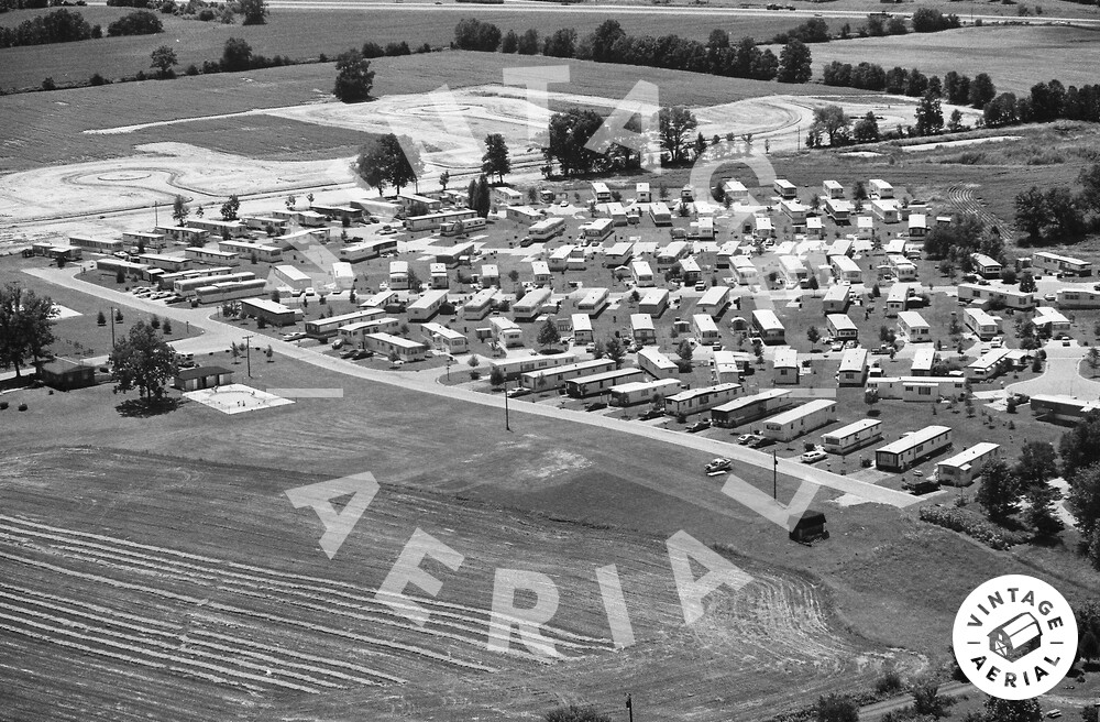 Vintage Aerial Indiana Bartholomew County 1979 128DBA1