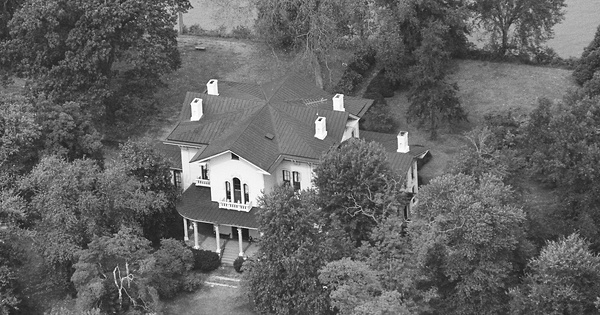 Vintage Aerial photo from 1991 in Caroline County, VA