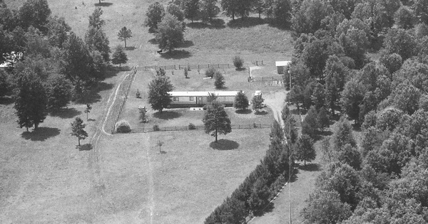 Vintage Aerial photo from 1990 in Pope County, AR