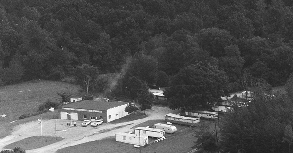 Vintage Aerial photo from 1986 in Morgan County, AL