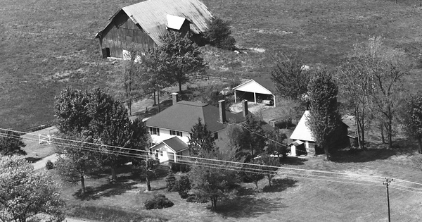 Vintage Aerial photo from 1988 in Robertson County, TN