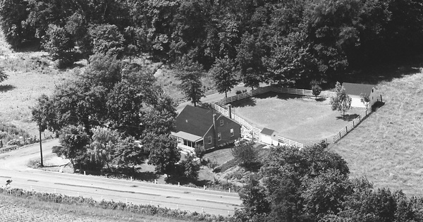 Vintage Aerial photo from 1966 in Dauphin County, PA