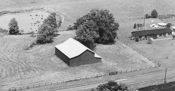 Vintage Aerial photo from 1982 in Todd County, KY