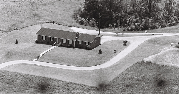 Vintage Aerial photo from 1978 in Warren County, KY