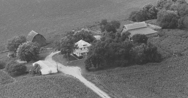 Vintage Aerial photo from 1986 in Shelby County, IA