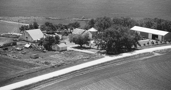 Vintage Aerial photo from 1979 in Pottawattamie County, IA