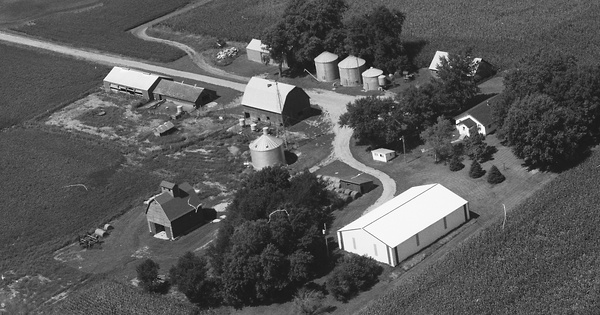 Vintage Aerial photo from 1998 in Sac County, IA