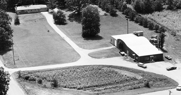 Vintage Aerial photo from 1970 in Ionia County, MI