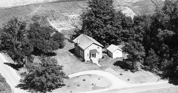 Vintage Aerial photo from 1973 in Ionia County, MI