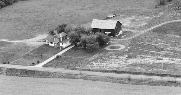 Vintage Aerial photo from 1985 in Noble County, IN