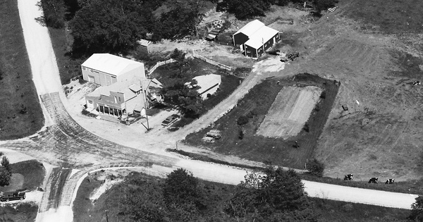 Vintage Aerial photo from 1984 in Winneshiek County, IA