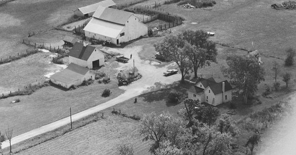 Vintage Aerial photo from 1980 in Wright County, IA
