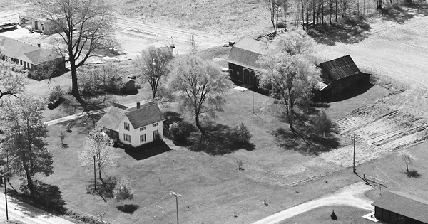 Vintage Aerial photo from 1981 in Monroe County, MI