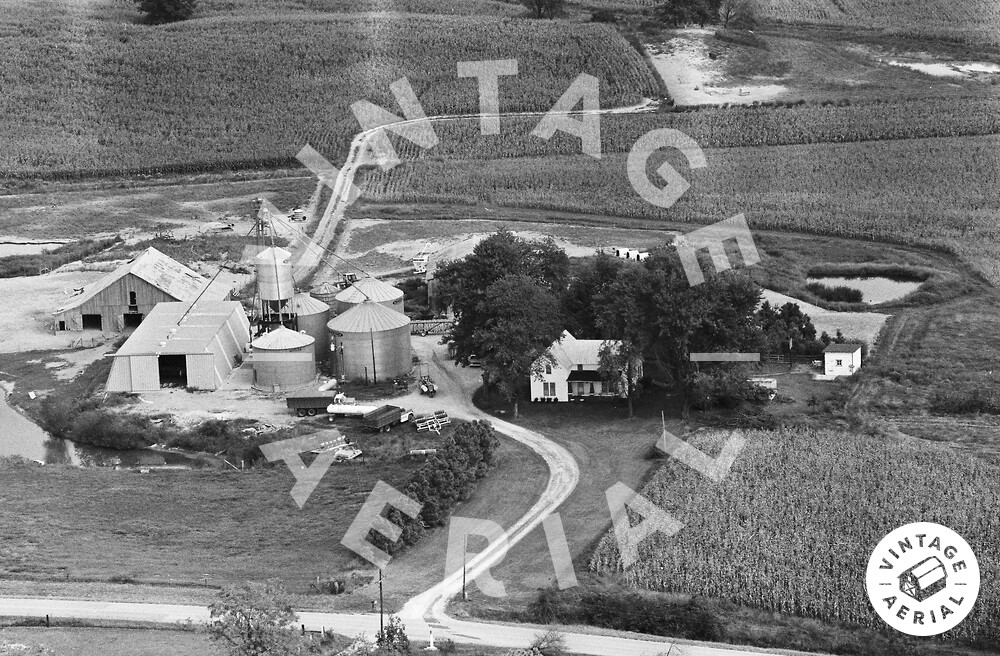 Vintage Aerial Kentucky McLean County 1980 5SMC14