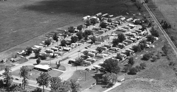 Vintage Aerial photo from 1963 in Washtenaw County, MI