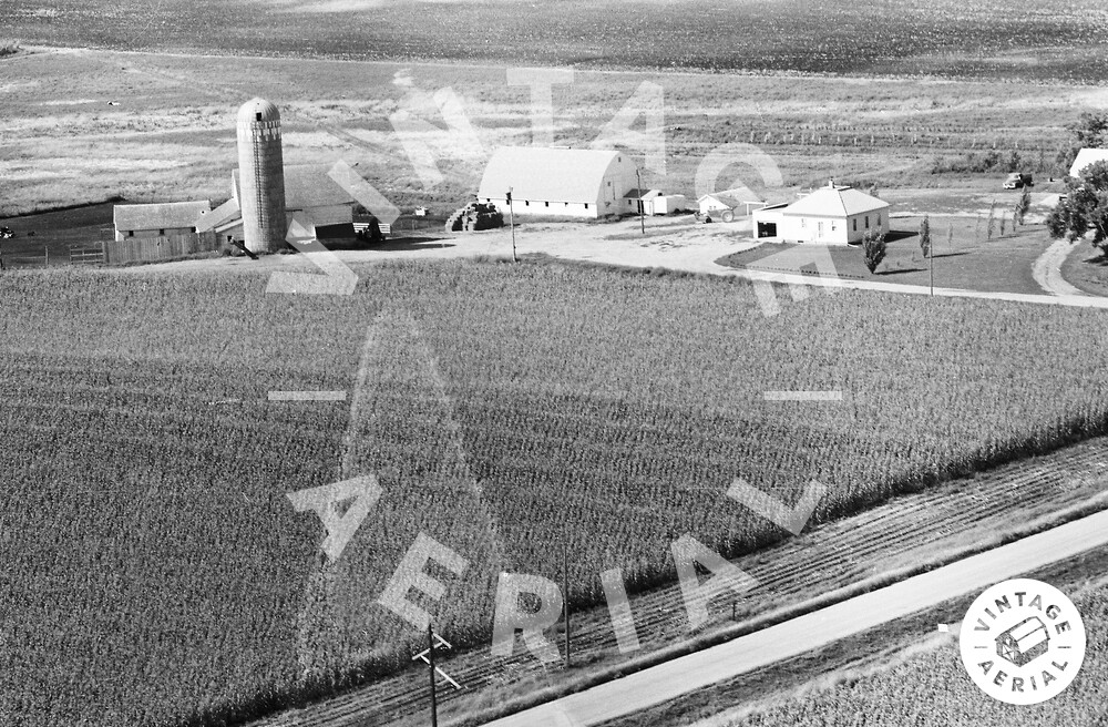 Vintage Aerial Minnesota Lyon County 1968 48CLY12