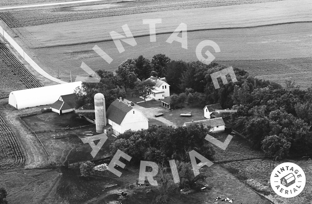 Vintage Aerial Minnesota McLeod County 1967 37MMCL5