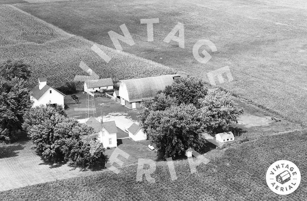 Vintage Aerial Iowa Hardin County 1971 9IHA1