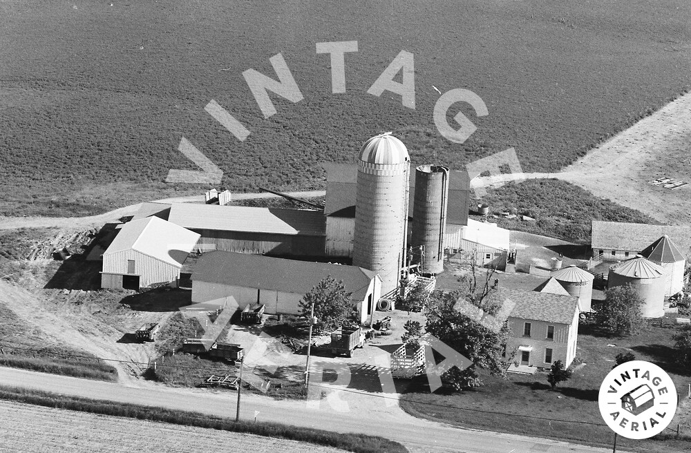 Vintage Aerial Iowa Dubuque County 1978 33YDU17