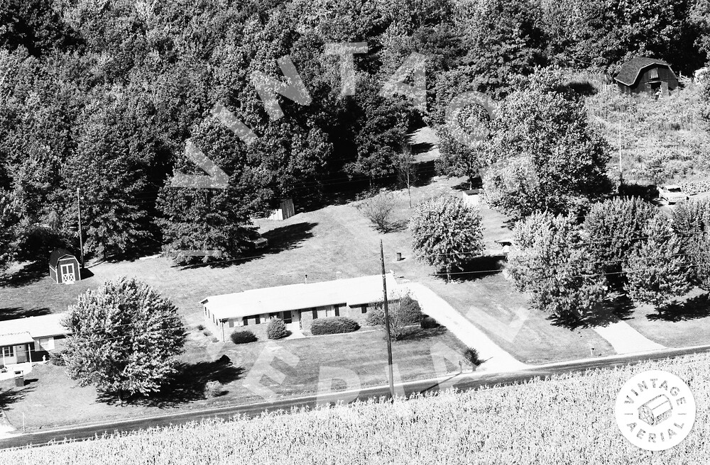 Vintage Aerial Indiana Hendricks County 1983 102XHE22