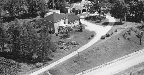 Vintage Aerial photo from 1969 in Le Sueur County, MN