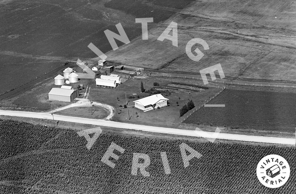 Vintage Aerial Iowa Tama County 1965 13DTA10