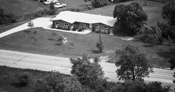Vintage Aerial photo from 1984 in Genesee County, MI