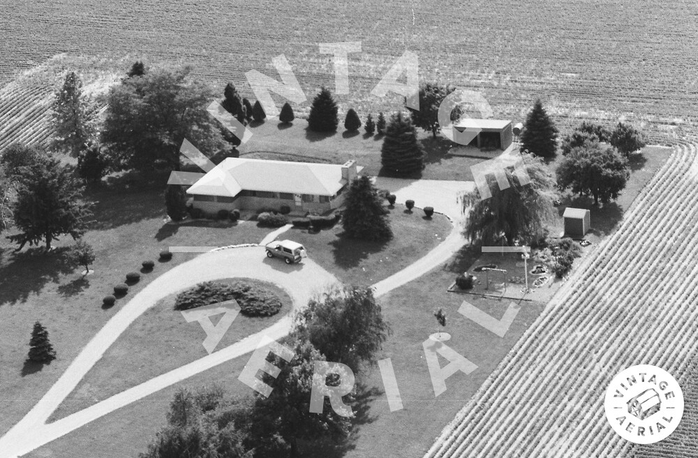 Vintage Aerial Indiana Tipton County 1987 13ZTP13