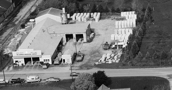 Vintage Aerial photo from 1988 in Sanilac County, MI