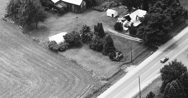Vintage Aerial photo from 1991 in Van Buren County, MI