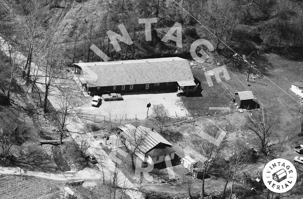 Vintage Aerial Kentucky Clay County 1987 5UCL19