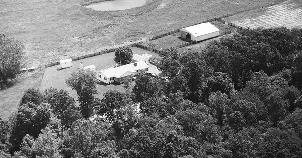 Vintage Aerial photo from 1995 in Jackson County, OH