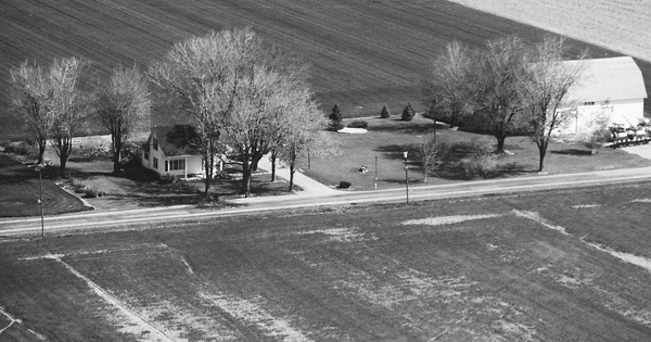Vintage Aerial photo from 1987 in Van Wert County, OH