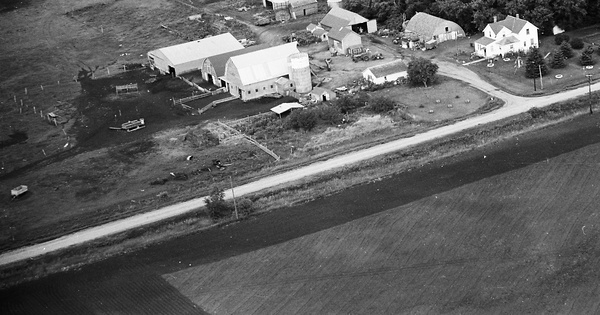Vintage Aerial photo from 1969 in Stevens County, MN