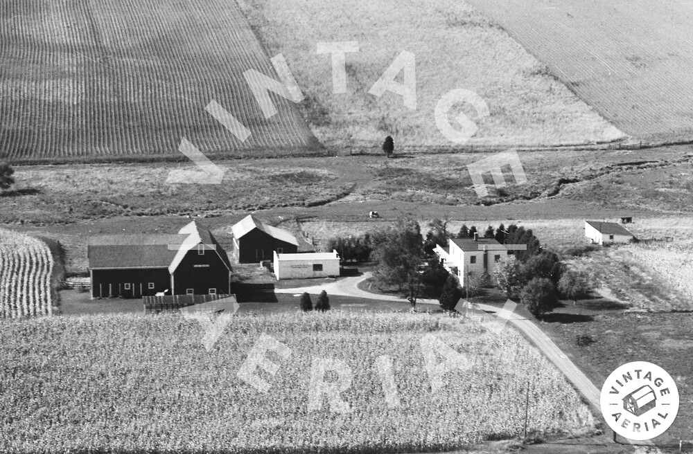 Vintage Aerial Ohio Hancock County 1973 68NHAN6