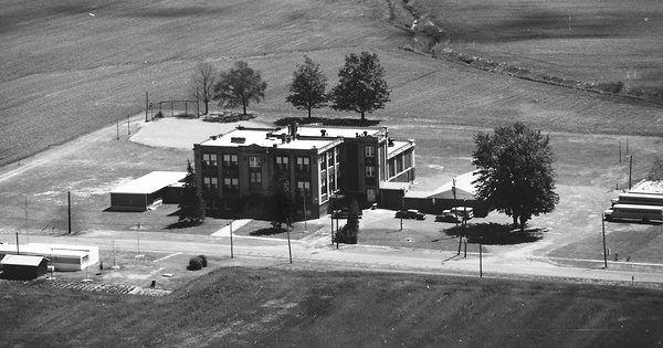 Vintage Aerial photo from 1977 in Hancock County, OH