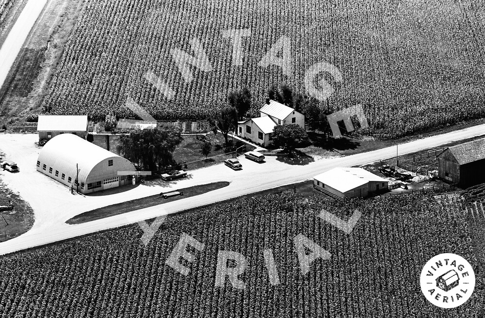 Vintage Aerial Ohio Seneca County 1964 22SSE37