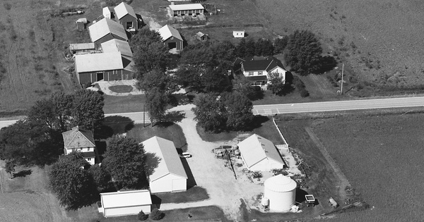 Vintage Aerial photo from 1999 in Sandusky County, OH