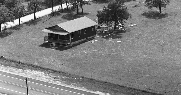Vintage Aerial photo from 1984 in Wise County, TX