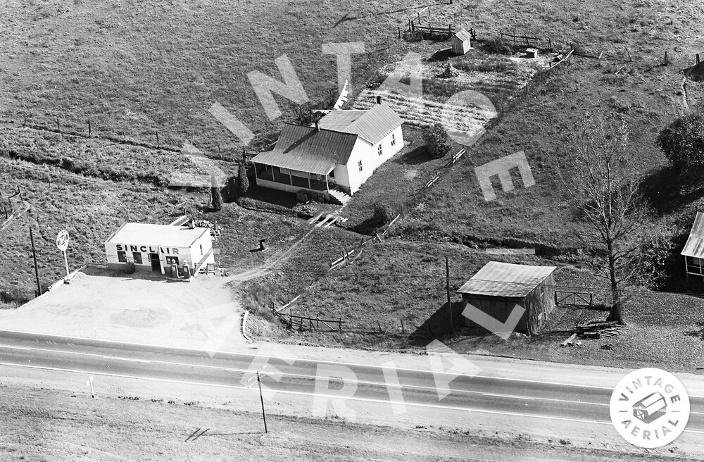 Vintage Aerial Virginia Wythe County 1963 13AWY2