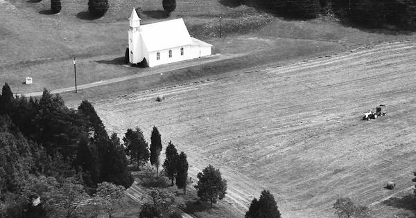Vintage Aerial photo from 1990 in Shenandoah County, VA