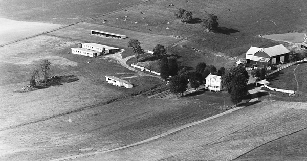 Vintage Aerial photo from 1965 in Rockingham County, VA