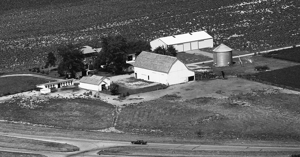 Vintage Aerial photo from 1976 in Allen County, OH