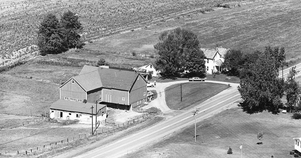 Vintage Aerial photo from 1972 in Stark County, OH