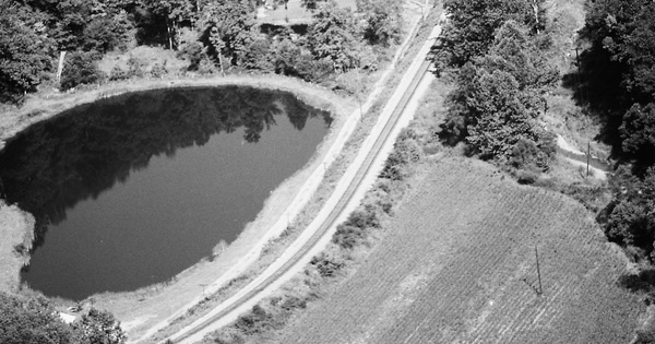 Vintage Aerial photo from 1984 in Wetzel County, WV