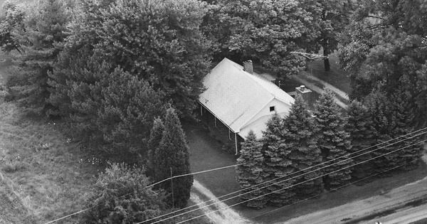 Vintage Aerial photo from 1982 in Clay County, IN