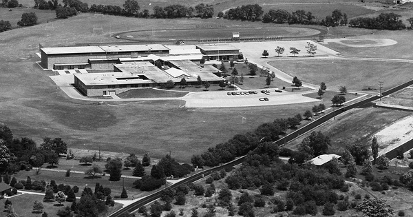 Vintage Aerial photo from 1973 in McHenry County, IL