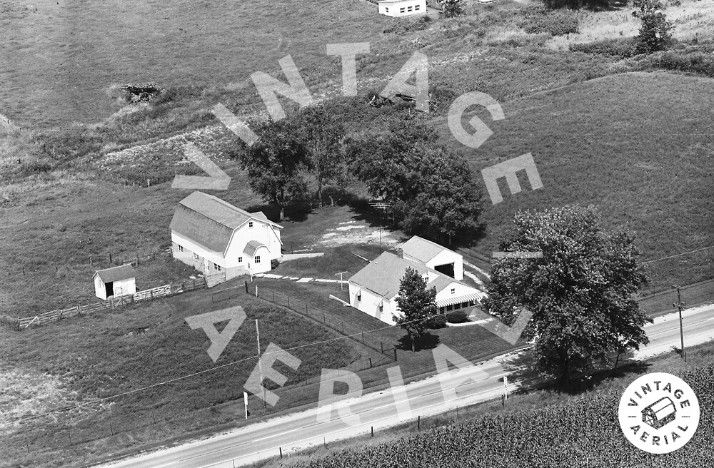 Vintage Aerial Illinois Carroll County 1965 40BCA24