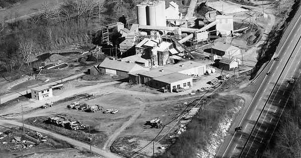 Vintage Aerial photo from 1974 in Bedford County, PA